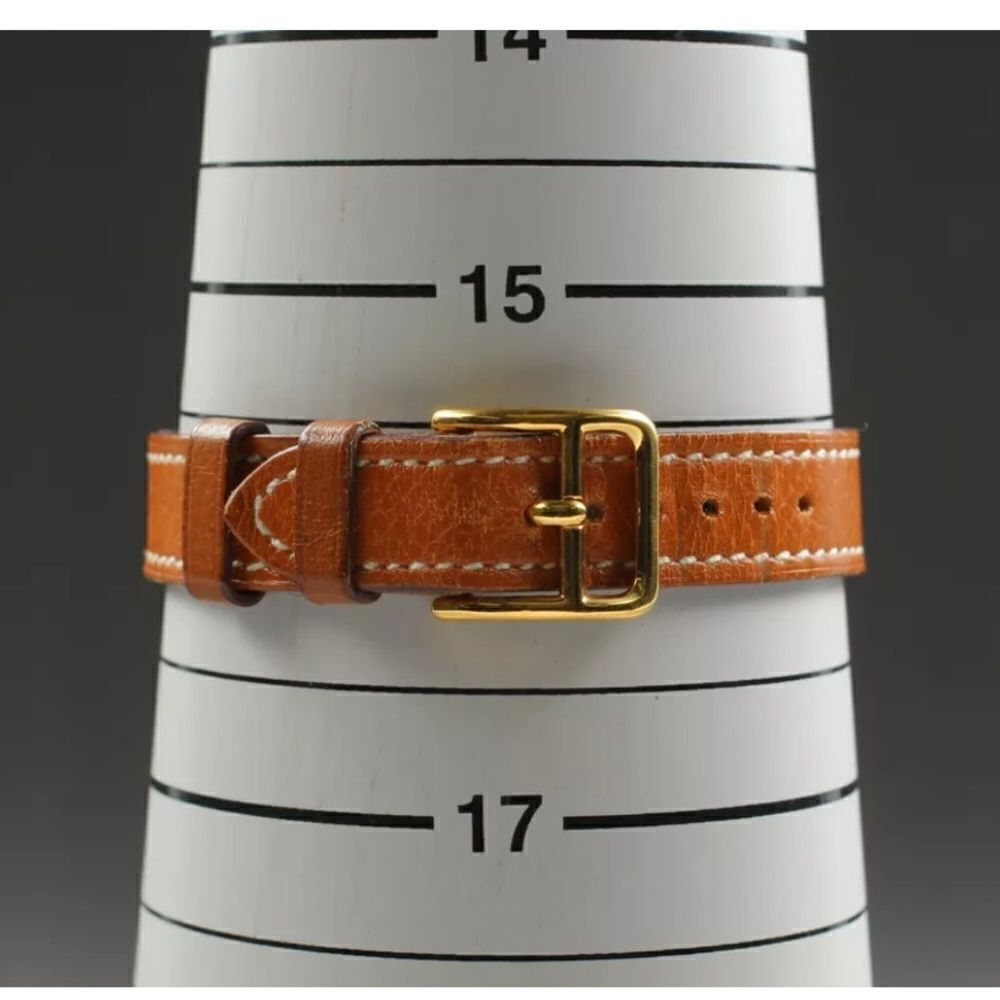 HERMES Kelly Watch Gold Tone Dial Women’s Quartz Watch K01 - Picture 15 of 17